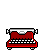 graphic of an animated typewriter